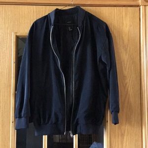 Black F21 Bomber Jacket